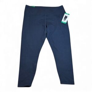NWT Danskin Ultra Soft Blue Leggings sz XL